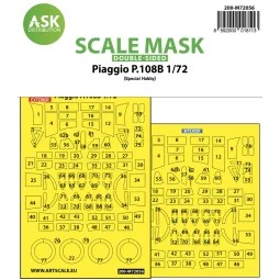 Piaggio P.108B double-sided painting express mask for Special Hobby...