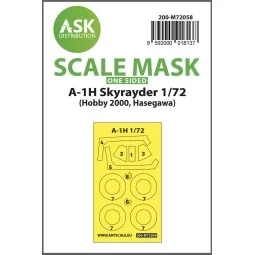 A-1H Skyrayder one-sided painting express mask for Hobby2000 / Hase...
