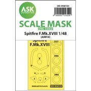Spitfire F.Mk.XVIII one-sided mask self-adhesive, pre-cutted for Ai...