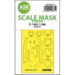 F-16A one-sided express mask, self-adhesive and pre-cutted for Kine...