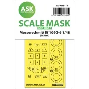 Messerschmitt Bf 109G-6 one-sided express mask, self-adhesive and p...
