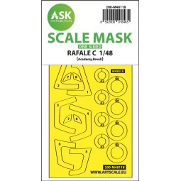 Rafale C one-sided express mask, self-adhesive and pre-cutted for A...