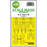 Ki-27 Nate double-sided express mask for Hasegawa, 1/48 - Art Scale...