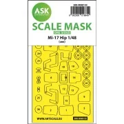 Mil Mi-17Hip one-sided express mask for AMK, 1/48 - Art Scale Kit 2...