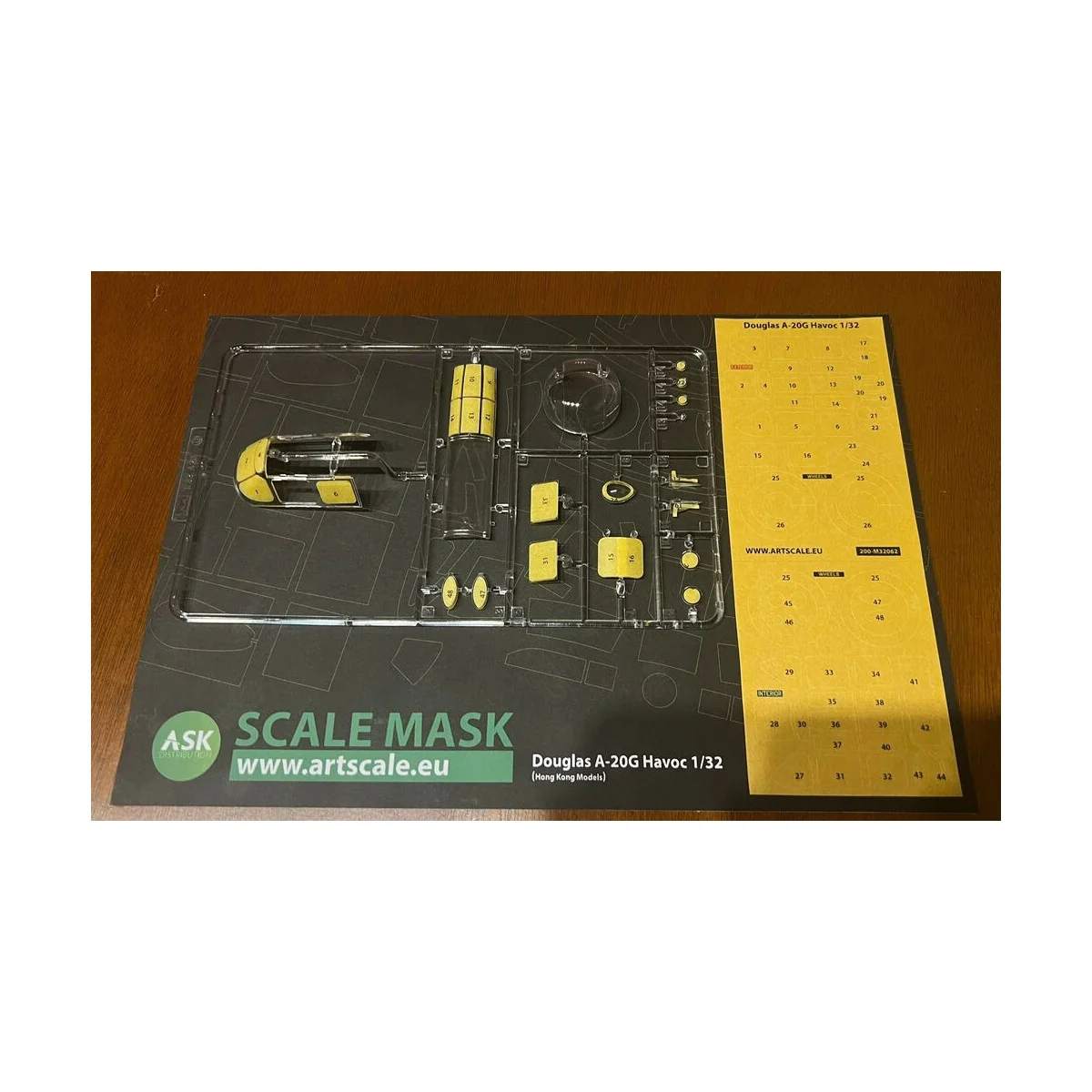 A-20G Havoc double-sided express self adhesive mask for HK Models -...