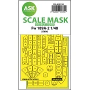 Fw 189A-2 double-sided express mask for Great Wall Hobby - Art Scal...