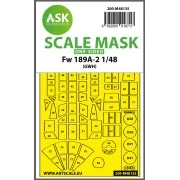 Fw 189A-2 one-sided express mask for Great Wall Hobby - Art Scale K...