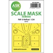 F6F-5 Hellcat one-sided express masks for Airfix - Art Scale Kit 20...