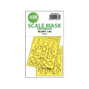 Mil Mi-8MT double-sided express fit mask for Zvezda, 1/48 - Art Sca...