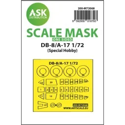 DB-8/A-17 one-sided express mask for Special Hobby - Art Scale Kit ...
