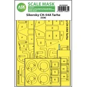 Sikorsky CH-54A Tarhe double-sided express fit mask for ICM, 1/35 -...