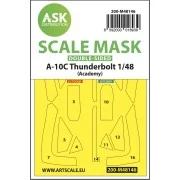 A-10C Thunderbolt double-sided express fit mask for Academy - Art S...