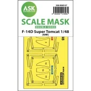 F-14D Super Tomcat double-sided express fit mask for AMK, 1/48 - Ar...