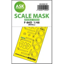 F-86D double-sided express fit mask for Revell, 1/48 - Art Scale Ki...