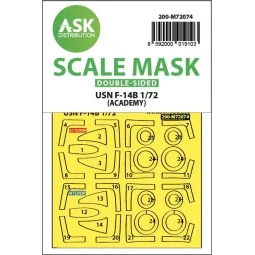 F-14B double-sided express fit mask for Academy - Art Scale Kit 200...
