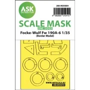 Fw 190A-6 one-sided painting mask for Border Model, 1/35 - Art Scal...
