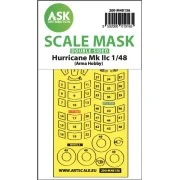 Hawker Hurricane Mk.II double-sided express mask for Arma Hobby, 1/...