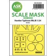 Hawker Typhoon Mk.IB one-sided express masks for Airfix, 1/24 - Art...