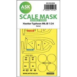 Hawker Typhoon Mk.IB double-sided express masks for Airfix, 1/24 - ...