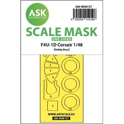 F4U-1D Corsair one-sided express mask for Hobby Boss - Art Scale Ki...