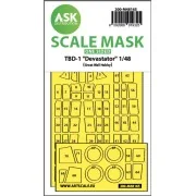 TBD-1 Devastator one-sided fit express mask for Great Wall Hobby - ...