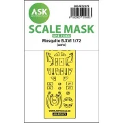 Mosquito B.XVI one-sided express fit mask for Airfix, 1/72 - Art Sc...