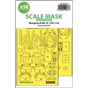 Mosquito B Mk.IX/XVI double-sided fit mask for HK Models - Art Scal...