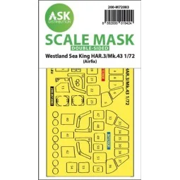 Westland Sea King HAR.3 / Mk.43 double-sided express fit mask for A...