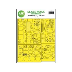 Heinkel He 111P-1 double-sided express fit mask for Revell, 1/32 - ...