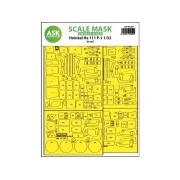 Heinkel He 111P-1 double-sided express fit mask for Revell, 1/32 - ...