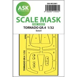 Tornado GR.4 one-sided express fit mask for Italeri, 1/32 - Art Sca...