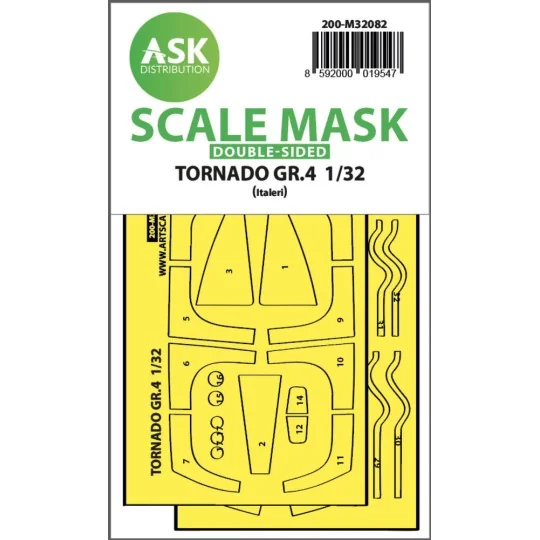 Tornado GR.4 double-sided express fit mask for Italeri, 1/32 - Art ...