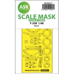F-35B double-sided express fit mask for Italeri - Art Scale Kit 200...