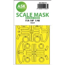 F/A-18F double-sided express fit mask for Italeri - Art Scale Kit 2...
