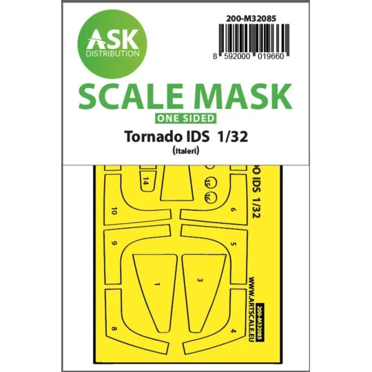 Tornado IDS one-sided express fit mask for Italeri, 1/32 - Art Scal...