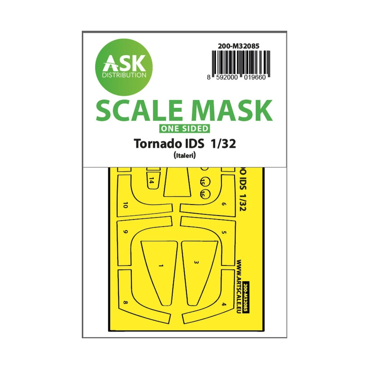 Tornado IDS one-sided express fit mask for Italeri - Art Scale Kit ...