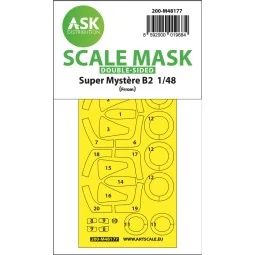 Super Mystére B2 double-sided express fit mask for Special Hobby - ...