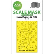Super Mystére B2 double-sided express fit mask for Special Hobby - ...
