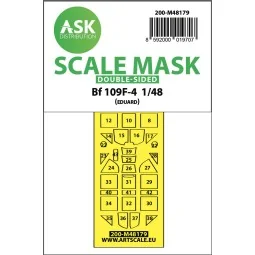 Messerschmitt Bf 109F double-sided express mask, self-adhesive and ...