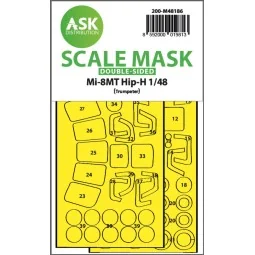 Mil Mi-8MT double-sided express fit mask for Trumpeter - Art Scale ...