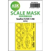 Seafire F.XVII double-sided fit and self adhesive express mask for ...