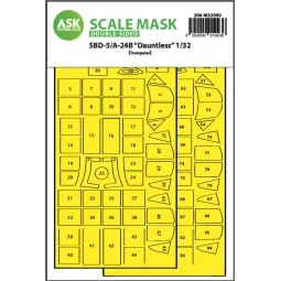 SBD-5/A-24B Dauntless double-sided express fit mask for Trumpeter, ...