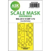 MiG-29 9-19 SMT double-sided express fit mask for Great Wall Hobby,...