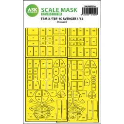 TBM-3/TBF-1C double-sided express fit mask for Trumpeter, 1/32 - Ar...