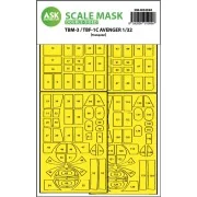 TBM-3/TBF-1C double-sided express fit mask for Trumpeter, 1/32 - Ar...
