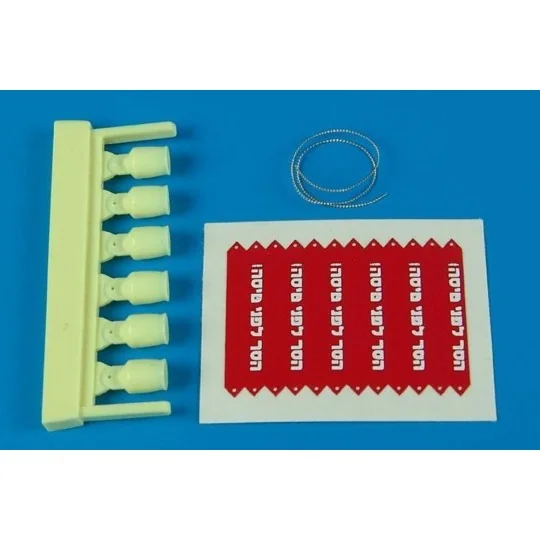 AIM 9 L/M/N seeker head cover w. R.B.F, 1/32 - Aerobonus 320.006 AIM 9 L/M/N seeker head cover w. R.B.F, 1/32 - Aerobonus 320.006