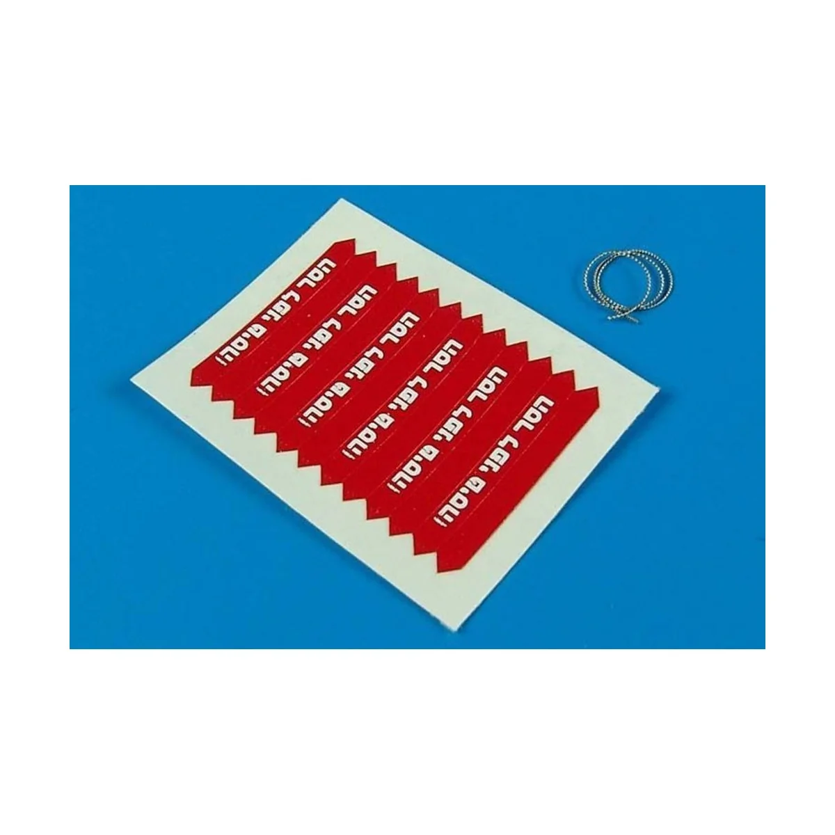 Remove before flight flags-IDF-white let, 1/32 - Aerobonus 320.012 Remove before flight flags-IDF-white let, 1/32 - Aerobonus 320.012