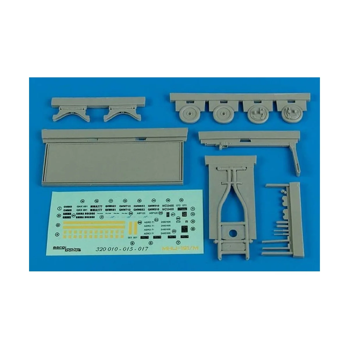 MHU-191l/M with aero 71A skid platform, 1/32 - Aerobonus 320.017 MHU-191l/M with aero 71A skid platform, 1/32 - Aerobonus 320.017