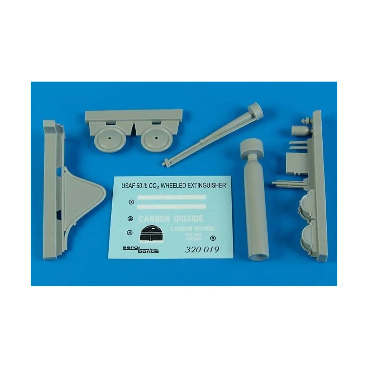 USAF Flightlkine 50 lb.CO²extinguisher w - Aerobonus 320.019