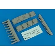 Flightline seat with 4 casters, 1/32 - Aerobonus 320.030 Flightline seat with 4 casters, 1/32 - Aerobonus 320.030